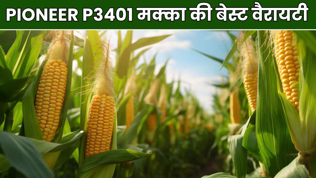 PIONEER P3401 मक्का की बेस्ट वैरायटी, जानिए विशेषताएं, उत्पादन क्षमता और बुवाई का सही समय