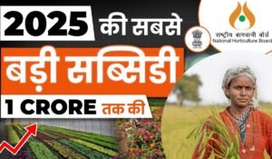 NHB और MIDH Subsidy Scheme 2025: किसानों को मिलेगी 1 करोड़ तक की सहायता, जानिए पात्रता, आवेदन प्रक्रिया