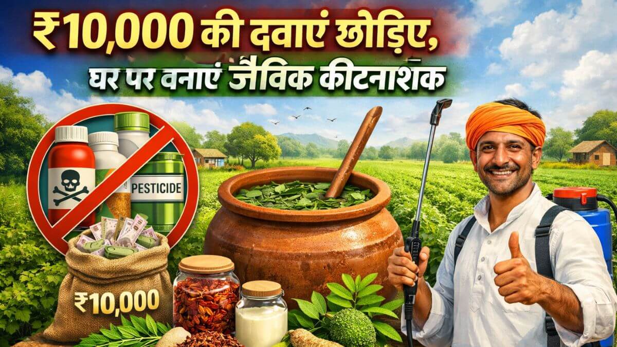 ₹10,000 की दवाएं छोड़िए, घर पर बनाएं जैविक कीटनाशक